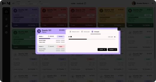 Áudio Original da Chamada